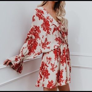 VICI Ruffle Drape Dress